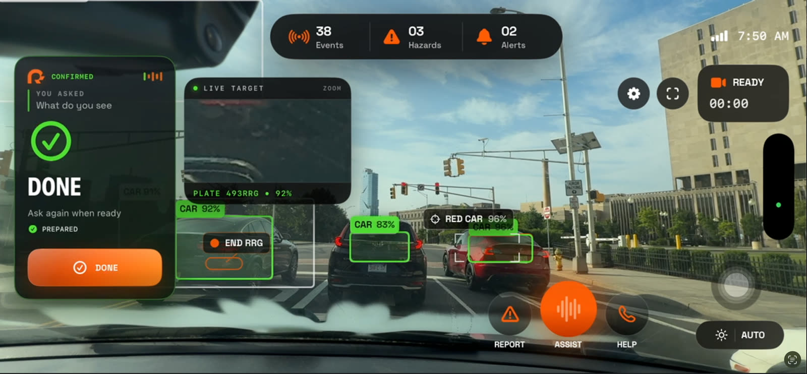On-device plate localisation